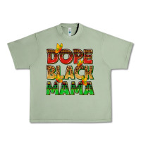 Oil Green dope black mama with butterflies Urban Heavy Tee - texasbilliewilder