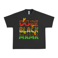Pigment Black dope black mama with butterflies Urban Heavy Tee - texasbilliewilder