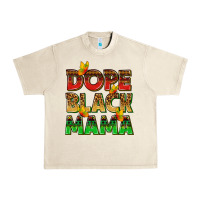 Sandshell dope black mama with butterflies Urban Heavy Tee - texasbilliewilder