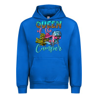 Cobalt Queen Of The Camper Urban Hoodie - BundleAndBundleShop