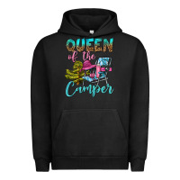 Pigment Black Queen Of The Camper Urban Hoodie - BundleAndBundleShop