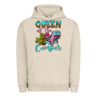 Pigment French Oak Queen Of The Camper Urban Hoodie - BundleAndBundleShop