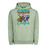 Pigment Oil Green Queen Of The Camper Urban Hoodie - BundleAndBundleShop