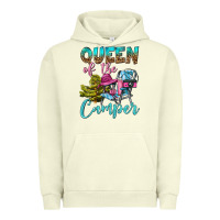 Pigment Pistachio Queen Of The Camper Urban Hoodie - BundleAndBundleShop