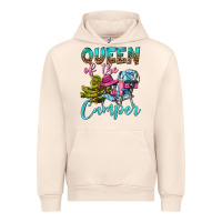 Sandshell Queen Of The Camper Urban Hoodie - BundleAndBundleShop