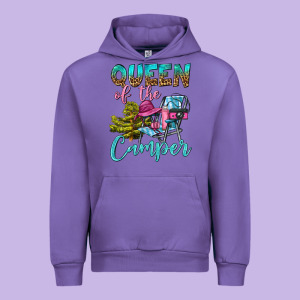Queen Of The Camper Urban Hoodie Designed By Bundleandbundleshop