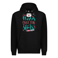 Black nurses call the shots Premium Hoodie - NancyCooperArtShop