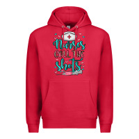 Cardinal nurses call the shots Premium Hoodie - NancyCooperArtShop
