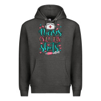 Charcoal Heather nurses call the shots Premium Hoodie - NancyCooperArtShop