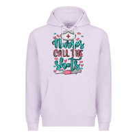 Lilac nurses call the shots Premium Hoodie - NancyCooperArtShop