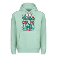 Seafoam nurses call the shots Premium Hoodie - NancyCooperArtShop