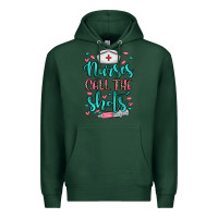 Sports Green nurses call the shots Premium Hoodie - NancyCooperArtShop