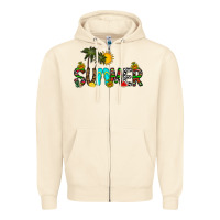 Sandshell summer Zipper Hoodie - CowhideDigitalArt