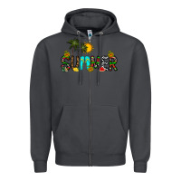 Smoke summer Zipper Hoodie - CowhideDigitalArt