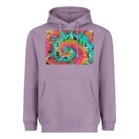 Lavender tie dye leopard cowhide glitter background Heavyweight Hoodie - Artiststas