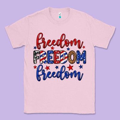 Freedom Freedom Freedom Classic Tee Designed By Neo Western