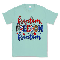 Seafoam Freedom freedom freedom Classic Tee - Neo Western