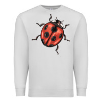 Dove Grey ladybug Premium Sweatshirt - BarkalooDesign