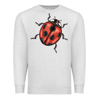 Oatmeal Heather ladybug Premium Sweatshirt - BarkalooDesign