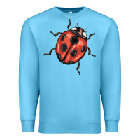 Ocean Blue ladybug Premium Sweatshirt - BarkalooDesign
