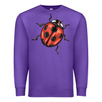 Purple ladybug Premium Sweatshirt - BarkalooDesign