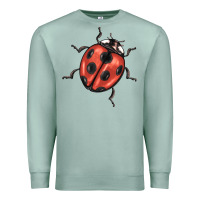 Seafoam ladybug Premium Sweatshirt - BarkalooDesign