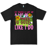 Black it takes a lot of a lot of balls to golf like i do Premium Tee - Artiststas