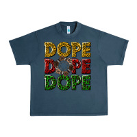 Midnight Navy dope dope dope Urban Heavy Tee - texasbilliewilder
