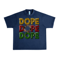 Navy dope dope dope Urban Heavy Tee - texasbilliewilder