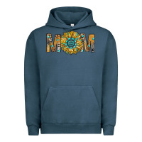 Pigment Midnight Navy Western Mom With Gemstone And Sunflower Urban Hoodie - BundleAndBundleShop