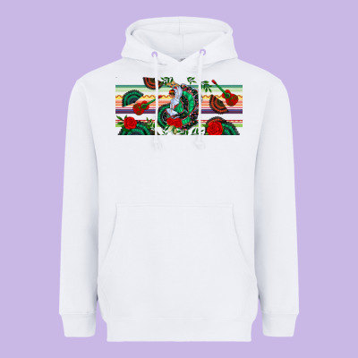 Flamenco Dancer Libbey Glass Heavyweight Hoodie Designed By Bundleandbundleshop