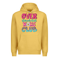 Antique Gold over stimulated moms club Premium Hoodie - NancyCooperArtShop