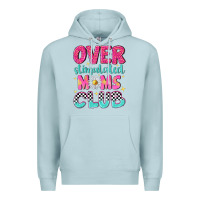 Blue Mist over stimulated moms club Premium Hoodie - NancyCooperArtShop