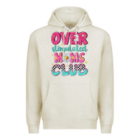 Oatmeal Heather over stimulated moms club Premium Hoodie - NancyCooperArtShop
