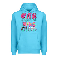 Ocean Blue over stimulated moms club Premium Hoodie - NancyCooperArtShop