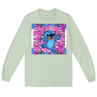 Matcha stitch ohana Long Sleeve Tee - Zillion Design Studio