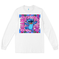 White stitch ohana Long Sleeve Tee - Zillion Design Studio