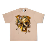 Burro Flower Skeleton Bees Urban Heavy Tee - RanaPortraitStore