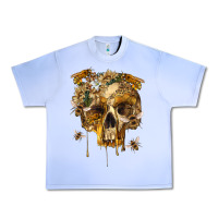 Grape Ice Flower Skeleton Bees Urban Heavy Tee - RanaPortraitStore