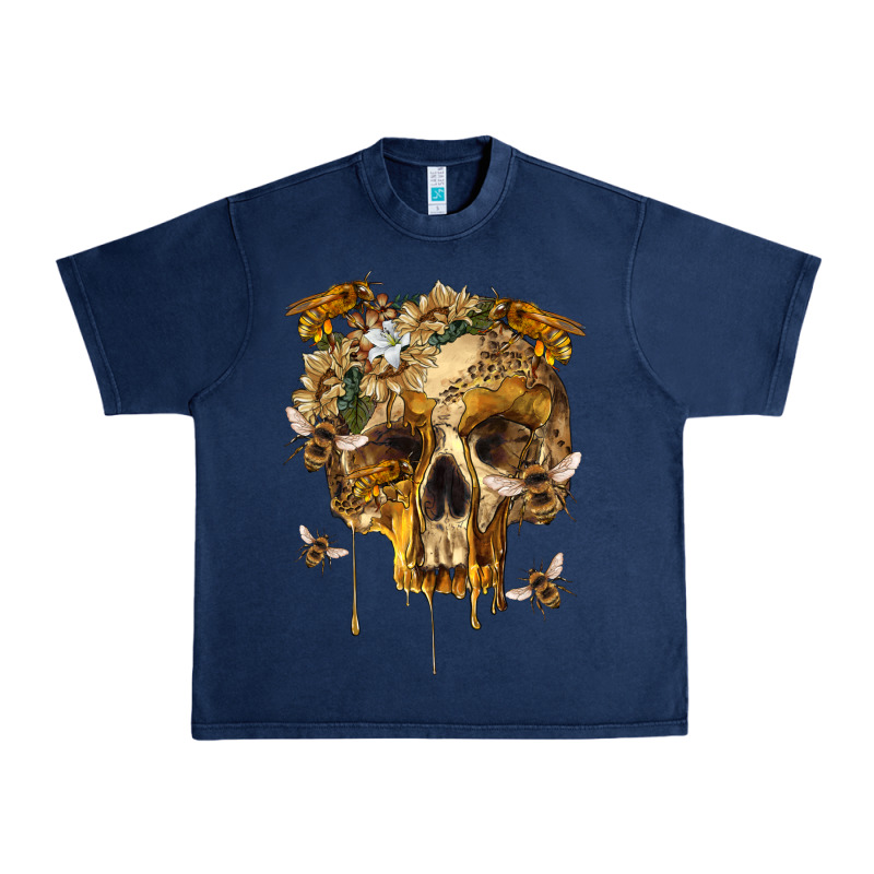 Flower Skeleton Bees Urban Heavy Tee by RanaPortraitStore | Teevron