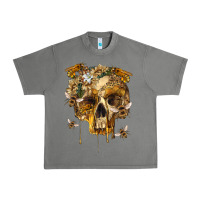 Tornado Flower Skeleton Bees Urban Heavy Tee - RanaPortraitStore