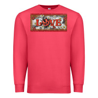 Cardinal love ladybug    license plate template Premium Sweatshirt - BarkalooDesign