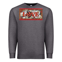 Love Ladybug    License Plate Template Premium Sweatshirt | Teevron
