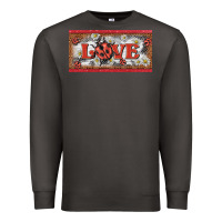 Smoke love ladybug    license plate template Premium Sweatshirt - BarkalooDesign