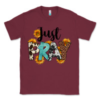 Burgundy Just Pray Classic Tee - FaDigitalArtStudio