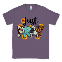 Lavender Just Pray Classic Tee - FaDigitalArtStudio