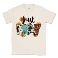 Natural Just Pray Classic Tee - FaDigitalArtStudio
