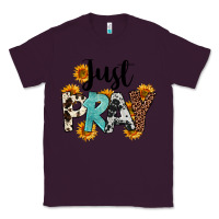 Plum Just Pray Classic Tee - FaDigitalArtStudio