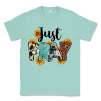 Seafoam Just Pray Classic Tee - FaDigitalArtStudio
