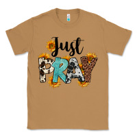 Toasted Coconut Just Pray Classic Tee - FaDigitalArtStudio